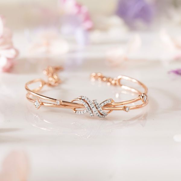 Janya Twisted Diamond Bracelet