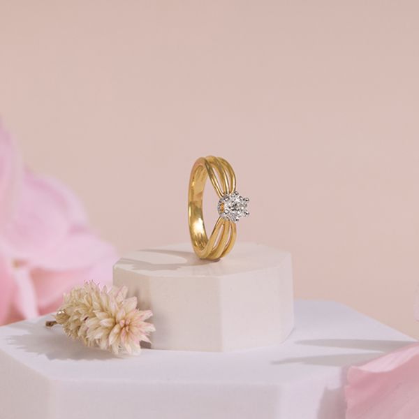 Stellar Wish 73 Cuts Solitaire Ring