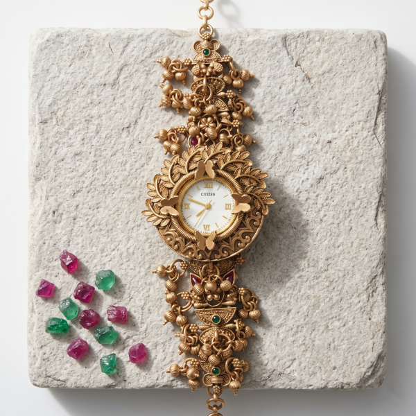 Royal Butterfly Antique Heritage Bracelet Watch